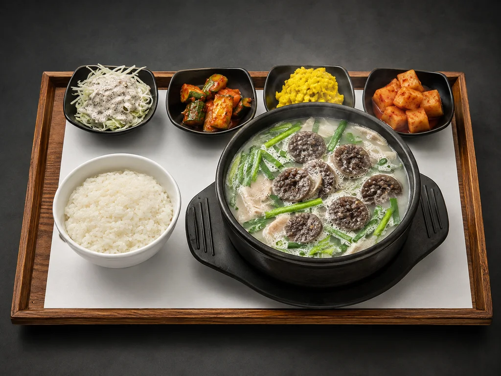 Blood Sausage Gukbap