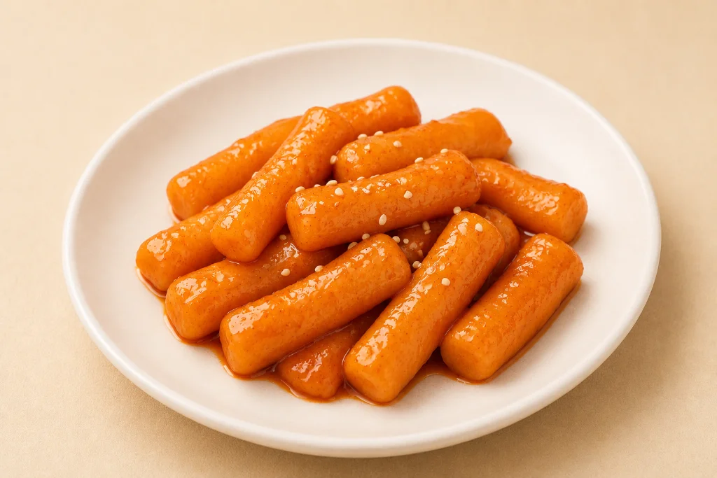 Fried Rice Cake with Sauce