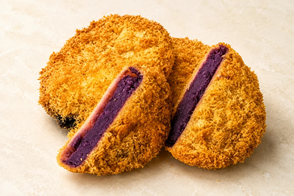 Purple Sweet Potato croquettes (2pcs)