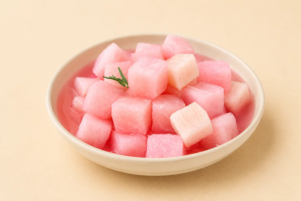 Purple Pickled Radish