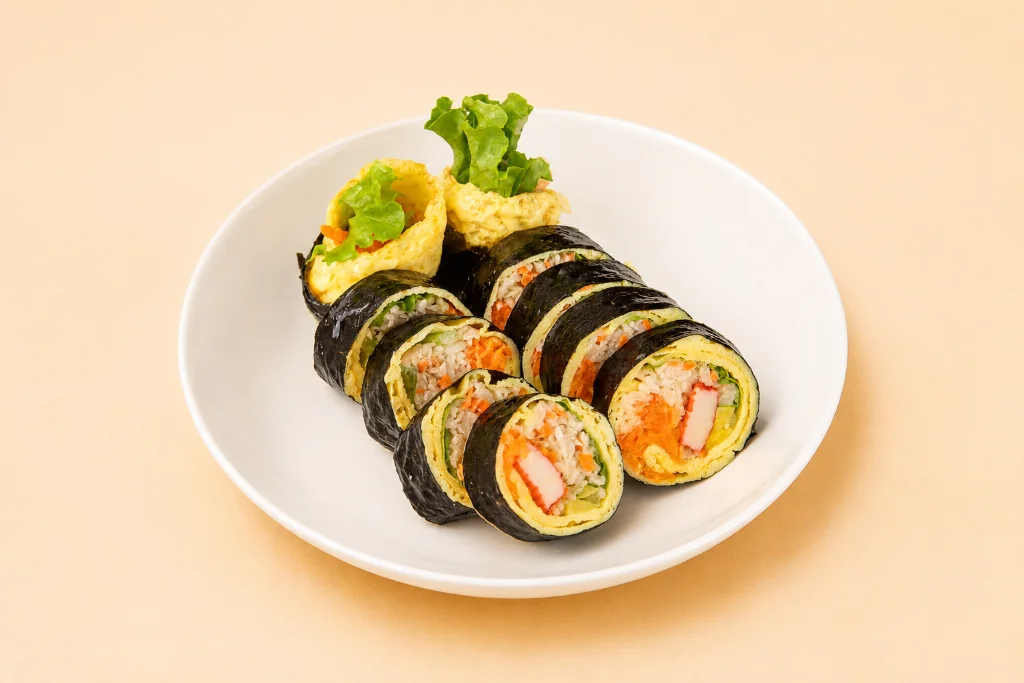 *No Rice* Creamy Crab Egg Kimbap (10 pcs)